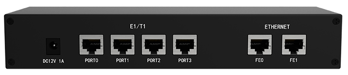 1/2/4*E1/T1中继媒体网关